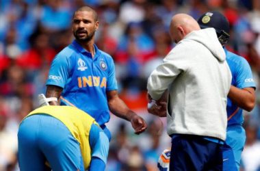 Shikhar Dhawan ruled out of World Cup for three weeks due to thumb fracture