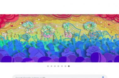 Google Doodle celebrates 50 years of pride with a riot of colours