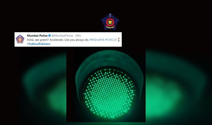 IND vs PAK, CWC 2019: Mumbai Police has its own unique way of cheering Men in Blue and we are loving it!