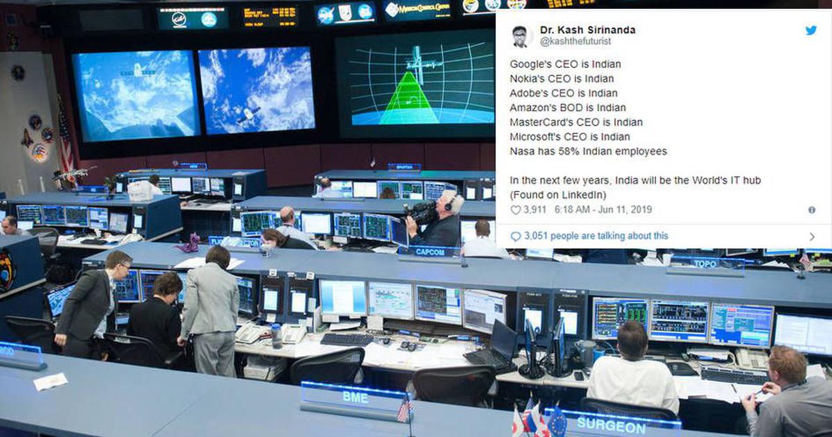 Fake alert! Viral post claiming '58% employees at NASA are Indian' is false