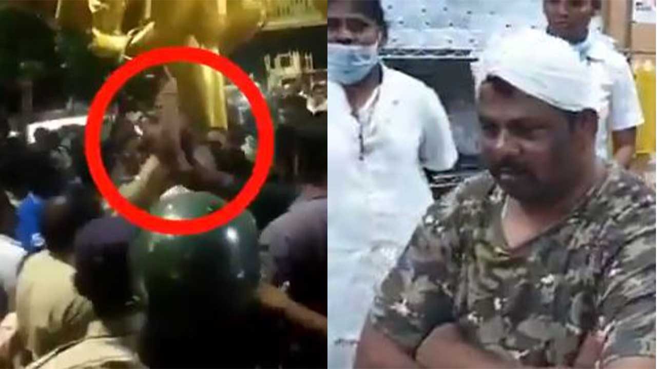 BJP MLA Raja Singh alleges lathi charge by Telangana police; but video shows he hit himself with stone