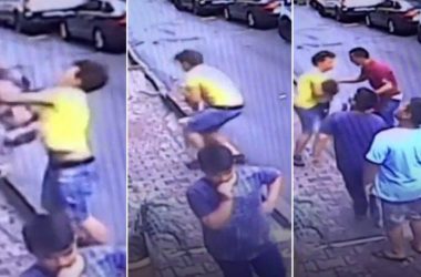 Watch: Two year old falls from second floor in Turkey, teenager catches her