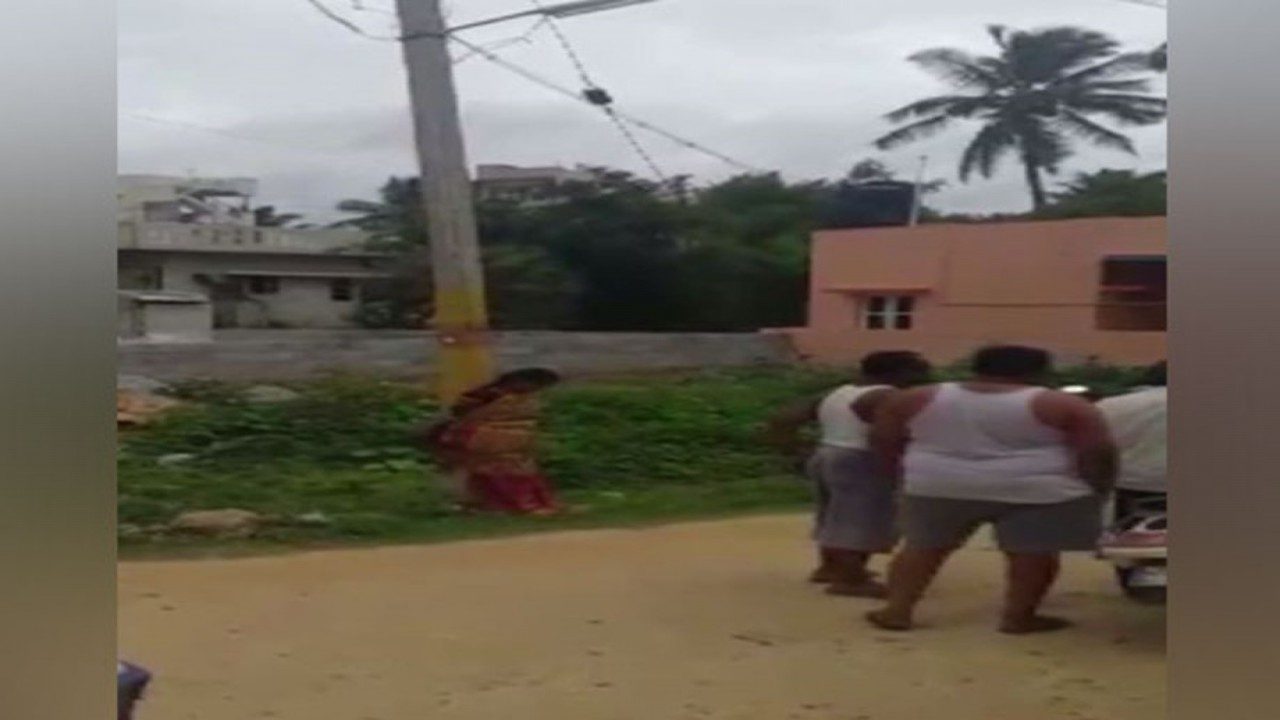 Karnataka: Woman tied to pole for not repaying loan, 7 arrested after video uploaded online