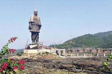 Watch: Tourists share videos of flooded 'Statue of Unity' gallery; say "it's made in China"