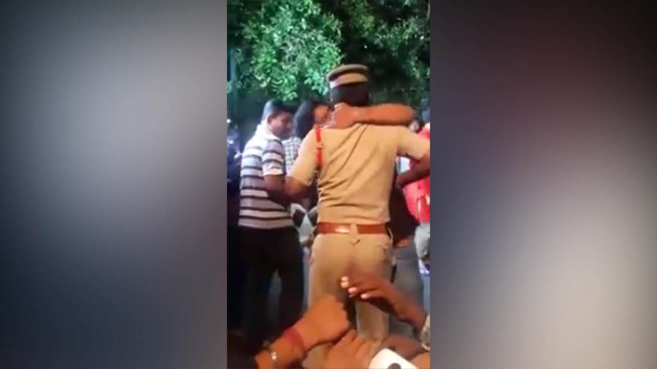Watch: Drunk man kisses policeman during Bonalu festival in Hyderabad; assault case registered