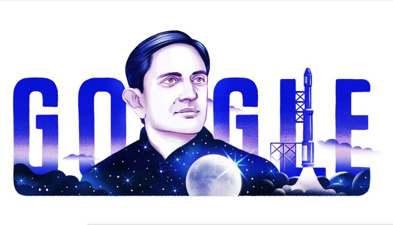 Google Doodle celebrates Vikram Sarabhai’s 100th Birthday