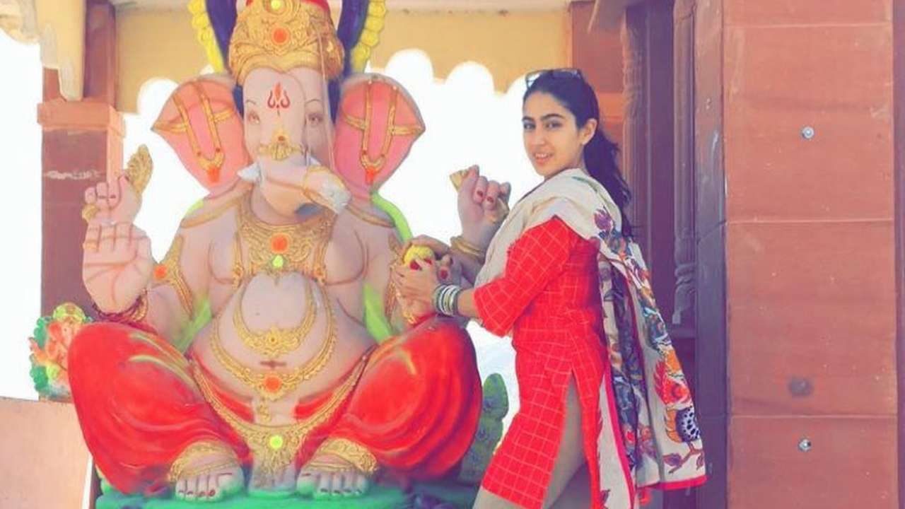 Sara Ali Khan trolled for celebrating Ganesh Chaturthi