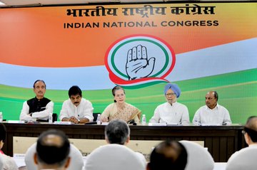 Congress meets on Mahatma Gandhi's 150th anniversary, minus Rahul Gandhi