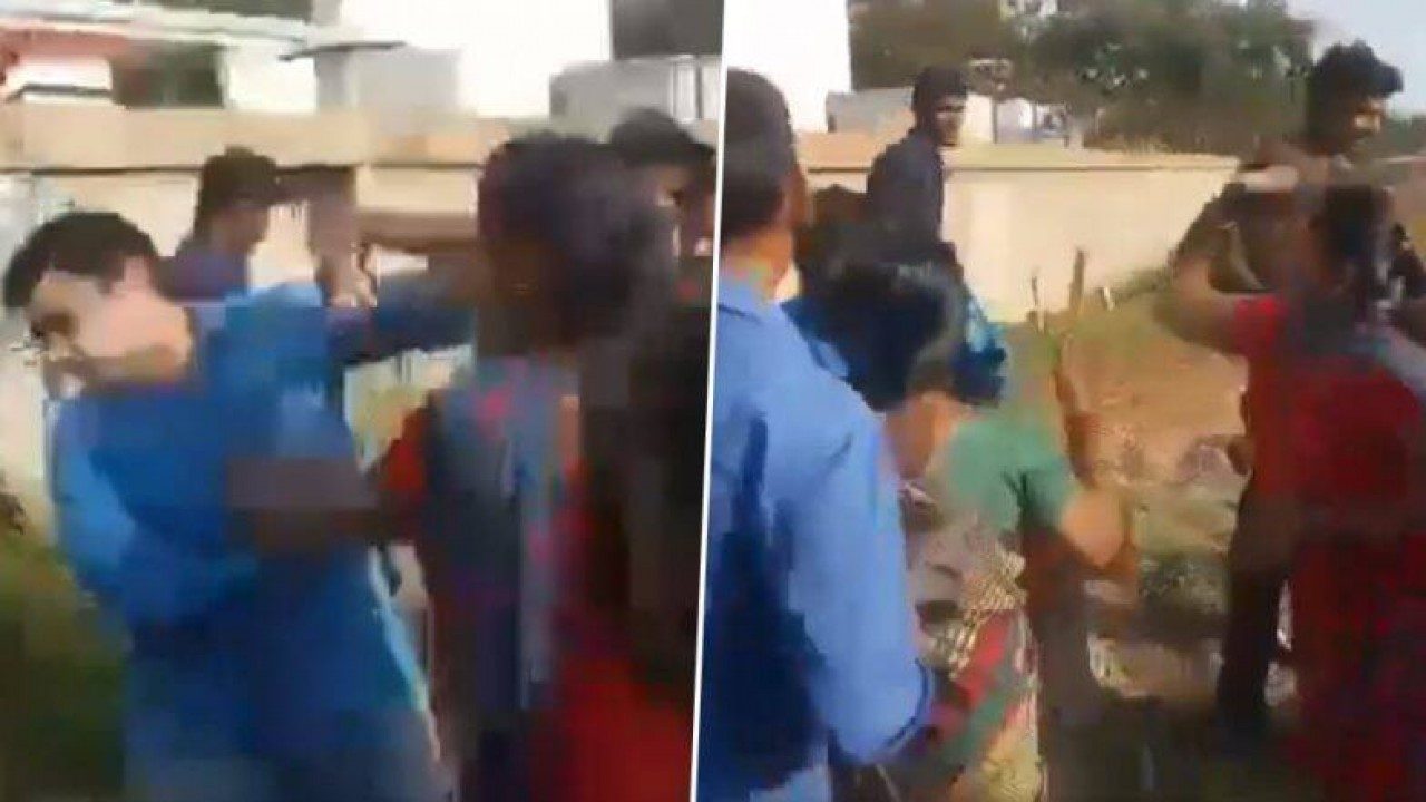 Tamil Nadu: Man thrashed by his 2 wives in public