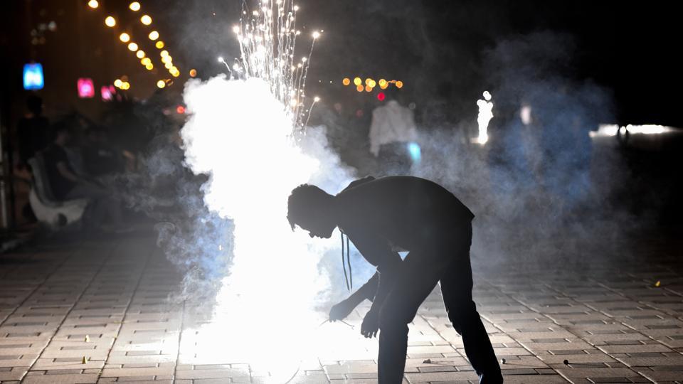 Man booked after bursting crackers to celebrate birth of daughter in Chanakyapuri