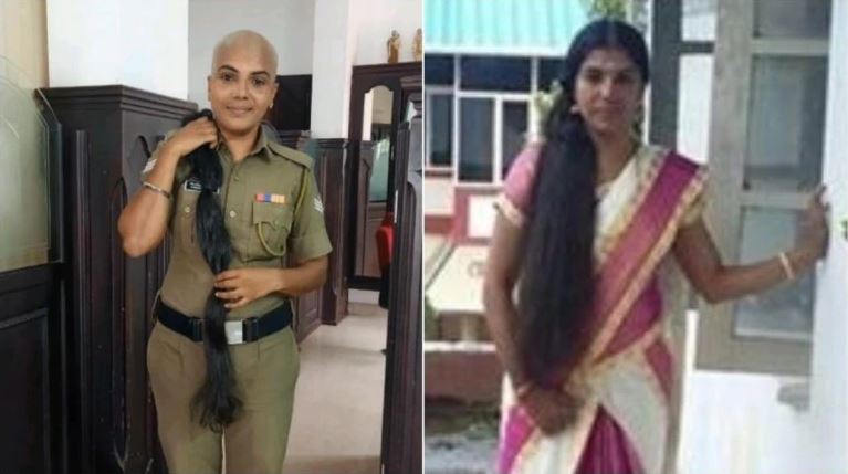 Kerala: Policewoman shaves her head, donates long hair for cancer patients' wigs