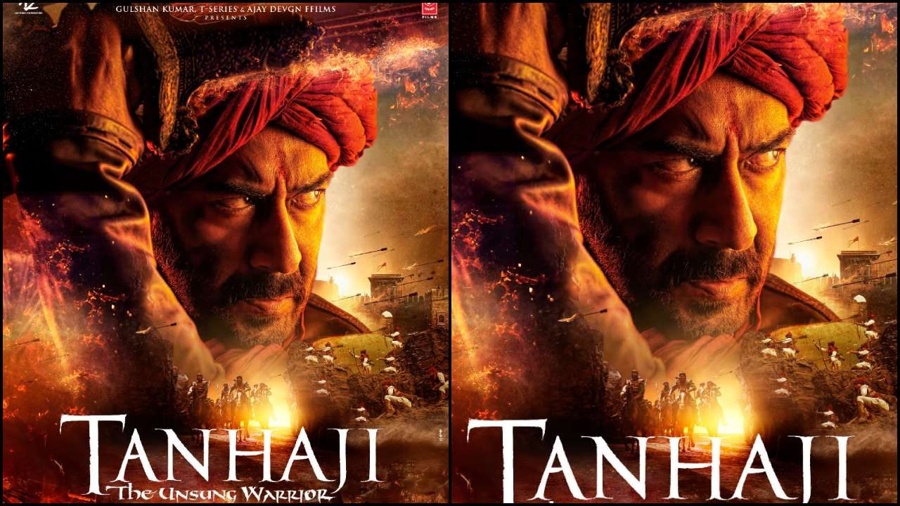 Tanhaji The Unsung Warrior poster: Ajay Devgn looks fierce and intense in the first look