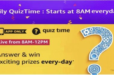 Amazon Daily Quiz Answers for 19th October 2019, Microsoft Surface Pro 6 up for grabs!