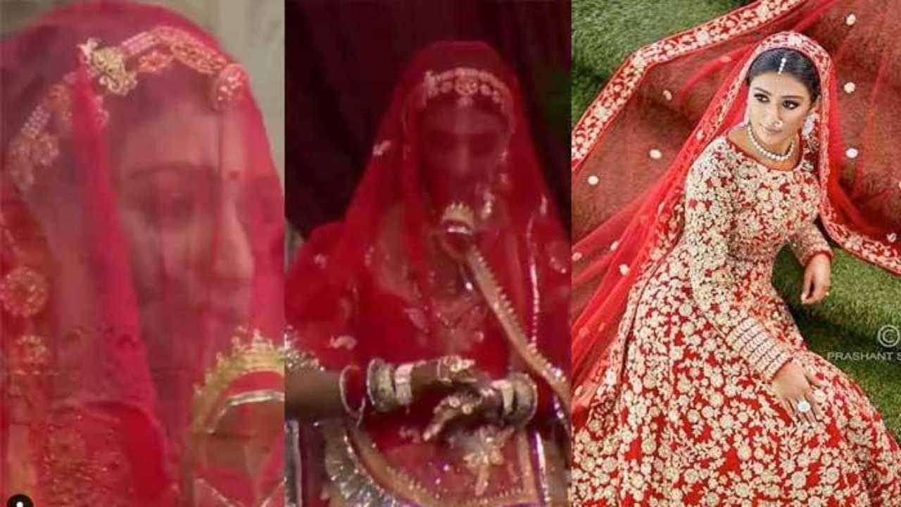 [In Pics]: Princess Mohena Kumari Singh looks ethereal beauty as she turns bride in traditional red lehenga