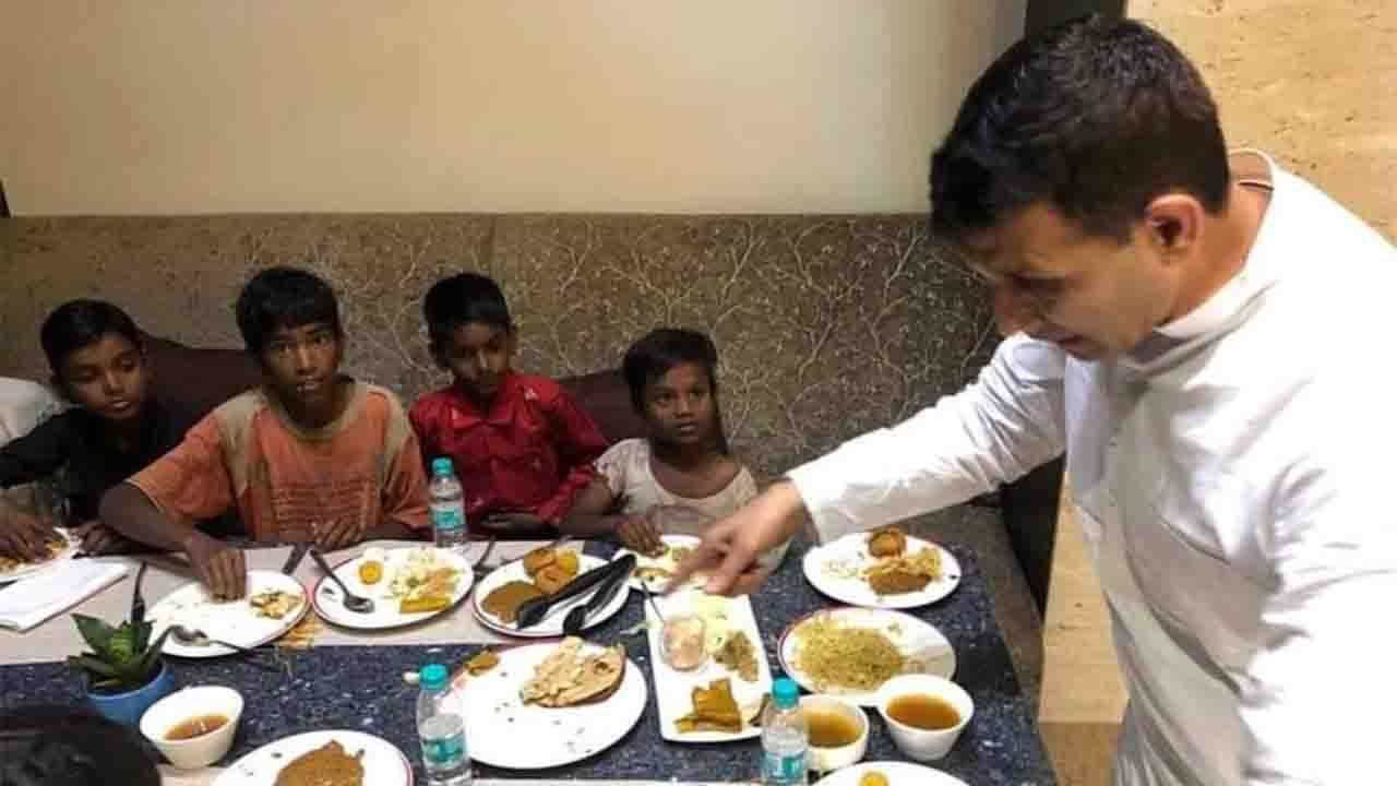 MP minister Jitu Patwari hosts 5-star lunch for underprivileged children