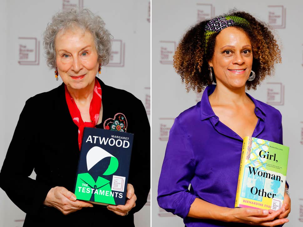 Margaret Atwood, Bernardine Evaristo share Booker prize 2019