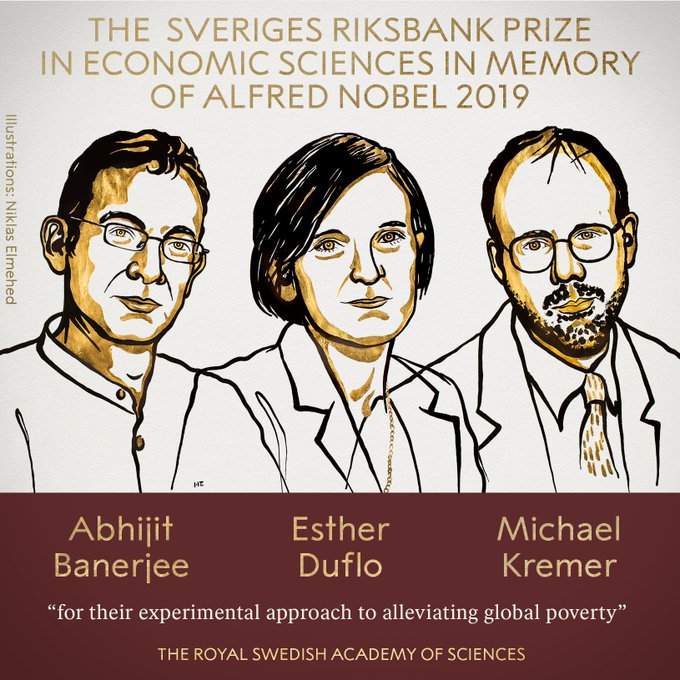 Abhijit Banerjee, Esther Duflo, Michael Kremer awarded Nobel prize for Economics