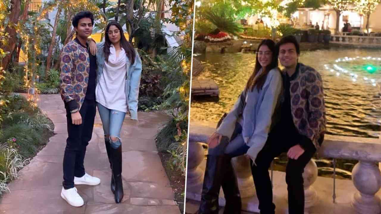Janhvi Kapoor poses with rumored boyfriend Akshat Ranjan leaving fans wondering