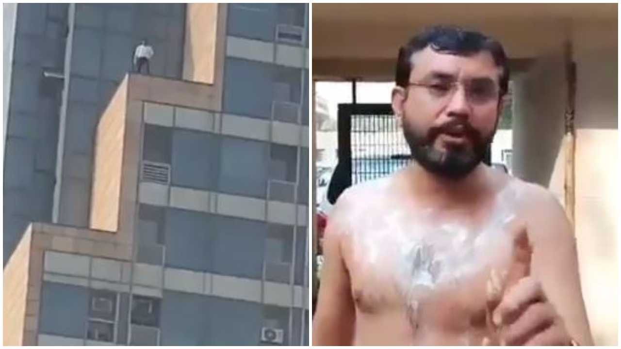 Watch: Tis Hazari clash escalates as lawyer attempts self-immolation; another stands atop Rohini court