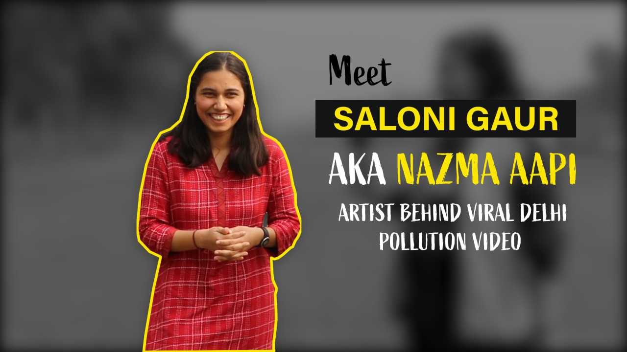 Watch: Saloni Gaur aka Nazma Aapi shares her secret to fame with viral Delhi pollution video