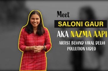 Watch: Saloni Gaur aka Nazma Aapi shares her secret to fame with viral Delhi pollution video