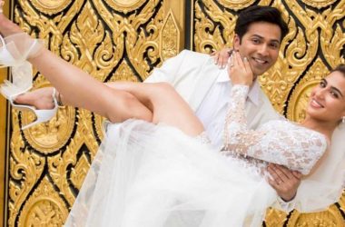Coolie No 1: Varun Dhawan, Sara Ali Khan look perfect bride and groom in new still