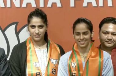 Badminton champion Saina Nehwal, sister Chandranshu join BJP ahead of Delhi polls