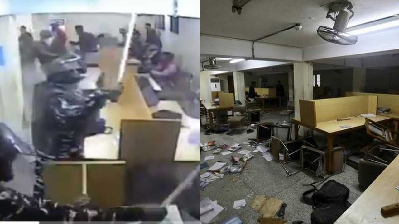Jamia CCTV footage reveals how police assaulted students in library on Dec 15, watch video