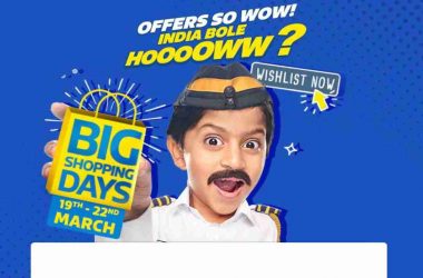 Flipkart Big Shopping Days Sale 2020, starts from March 19 to March 22, check all the best deals revealed so far