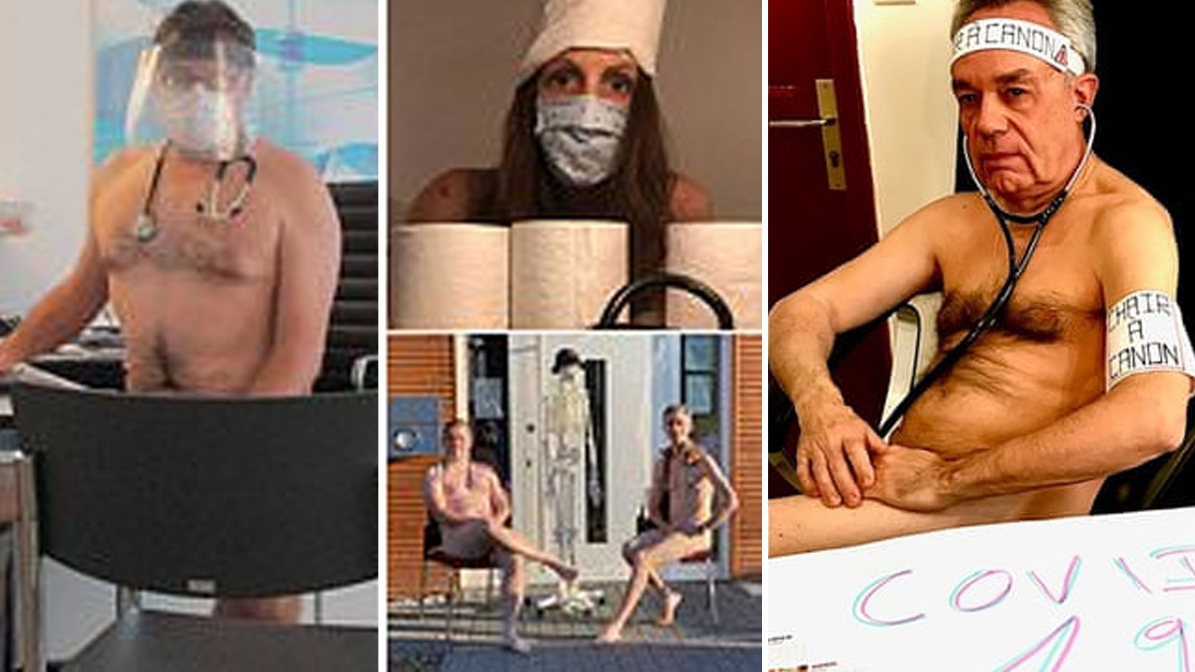 German doctors posed naked