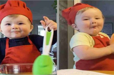 A 1-year-old chef known as ‘Chef Kobe’ over 1.4 million followers on Instagram within months of opening the account. As netizens’ screen time grew this quarantine to kill boredom, Kobe treated them with his Instagram handle, Kobe Eats, the videos of which are too enticing.