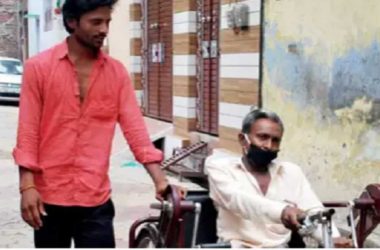 UP: Seeing differently abled friend in misery, man pushes his tricycle for 5 days, 350km