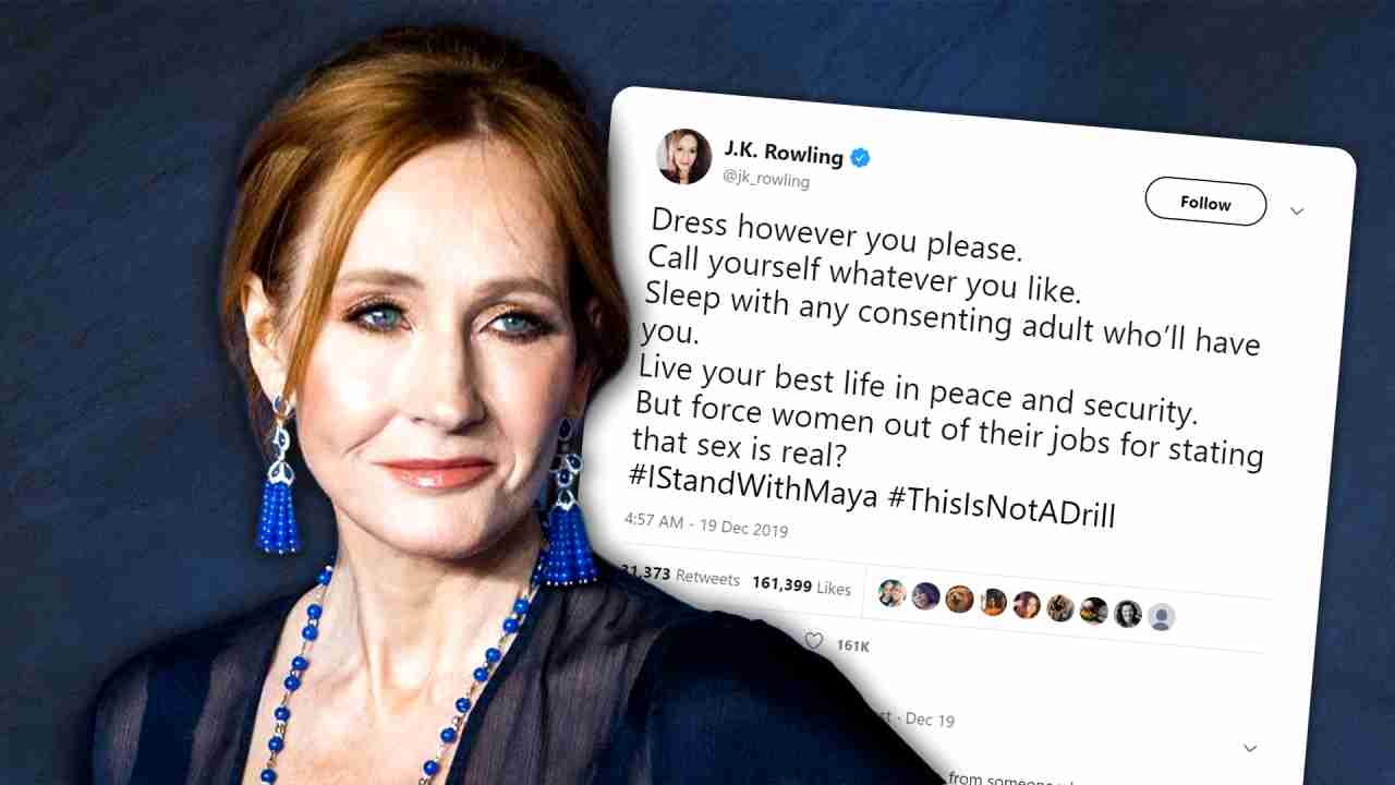 JK Rowling provokes criticism on her anti-trans tweets about menstruation