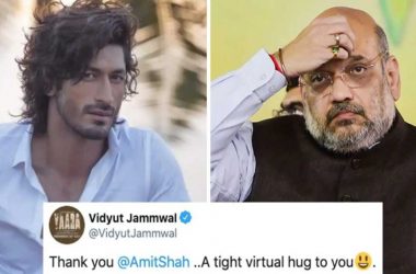 Vidyut Jammwal sends virtual tight hug to Amit Shah, Twitterati in splits; see tweet!