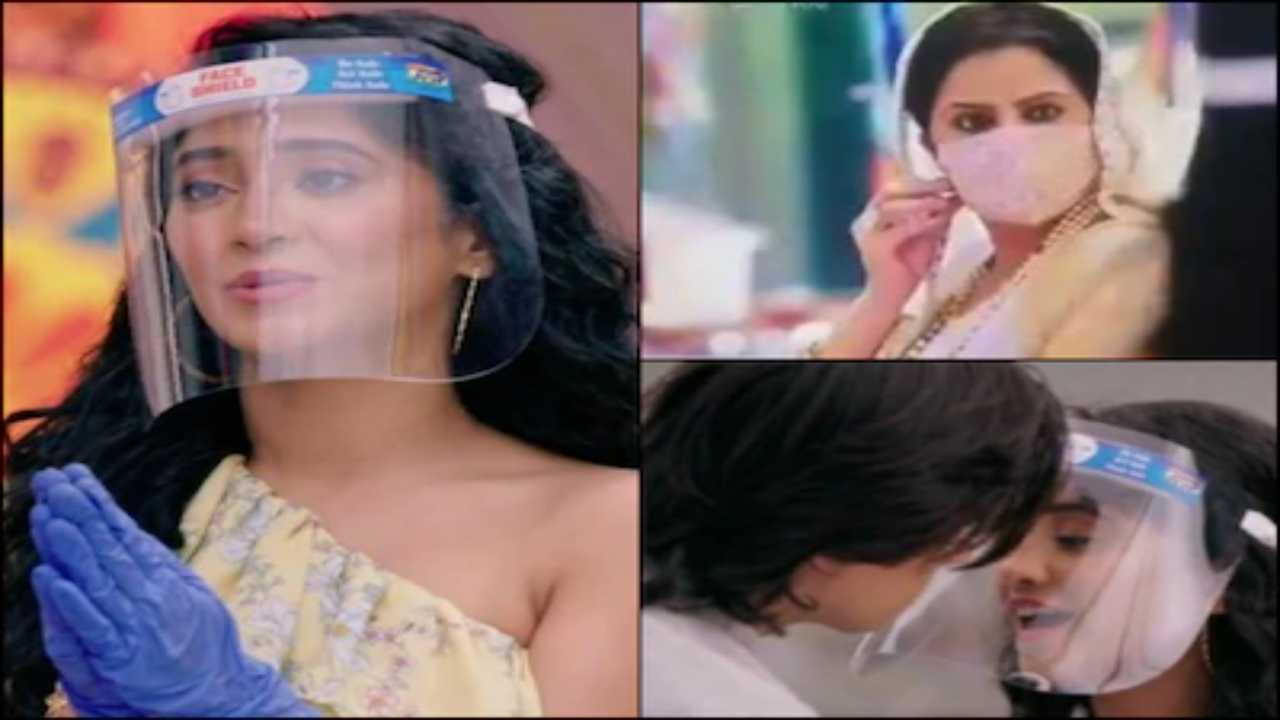 Netizens amused after 'Yeh Rishta Kya Kehlata Hai' stars appear on-screen wearing face mask and shield