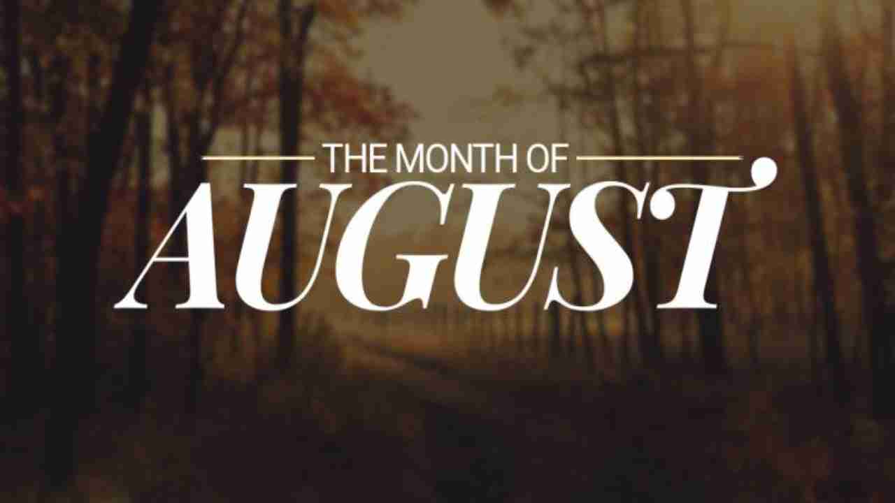 August special 1st day 2021 Special Days
