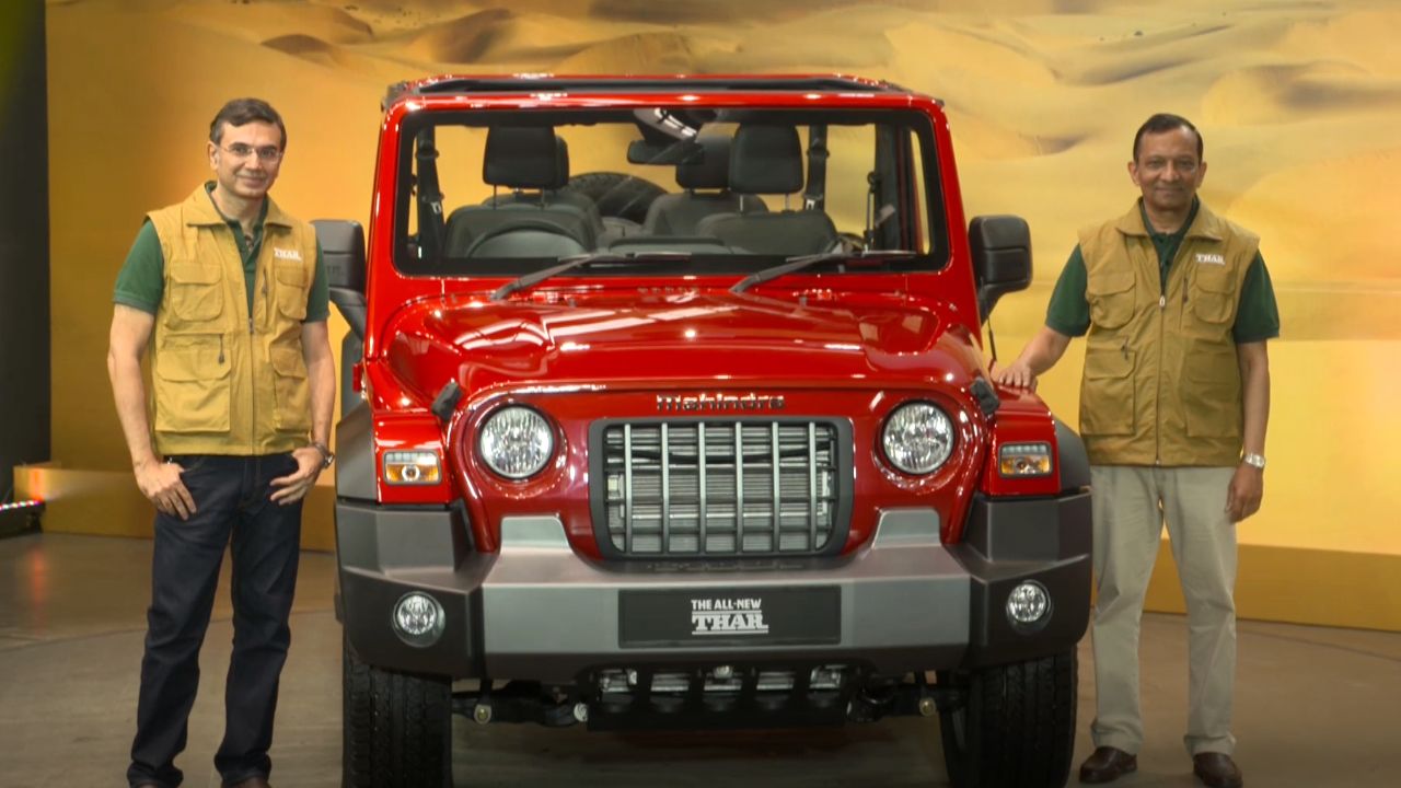 Check out modified Mahindra Thar which employs a pressure horn that costs Rs 1 lakh