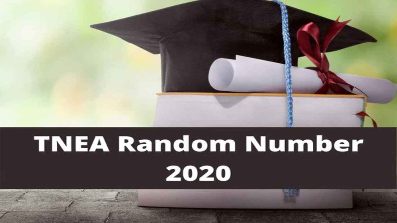 TNEA Random Number 2020 released @ tneaonline.org; Details here