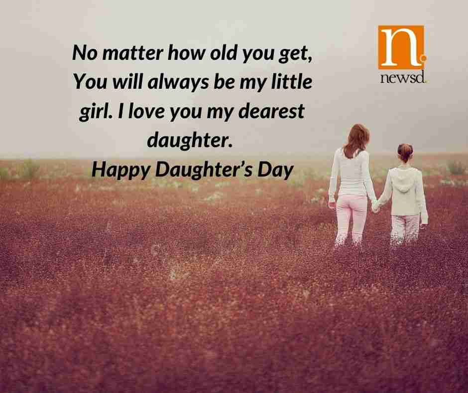 To my beloved little girl,I did not give you the gift of life,Rather you gave me the gift of you,Happy daughter’s day! 