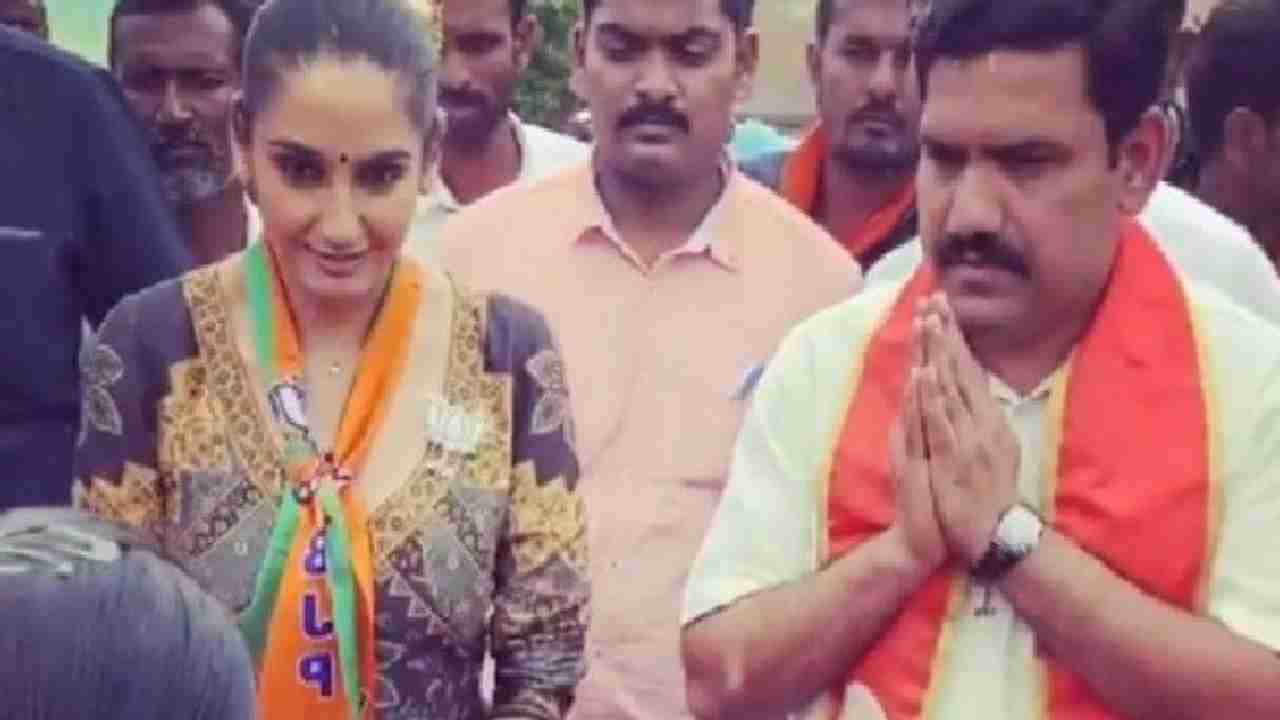 'Campaigned voluntarily': BJP disowns Kannada film actress Ragini Dwivedi held in drugs case