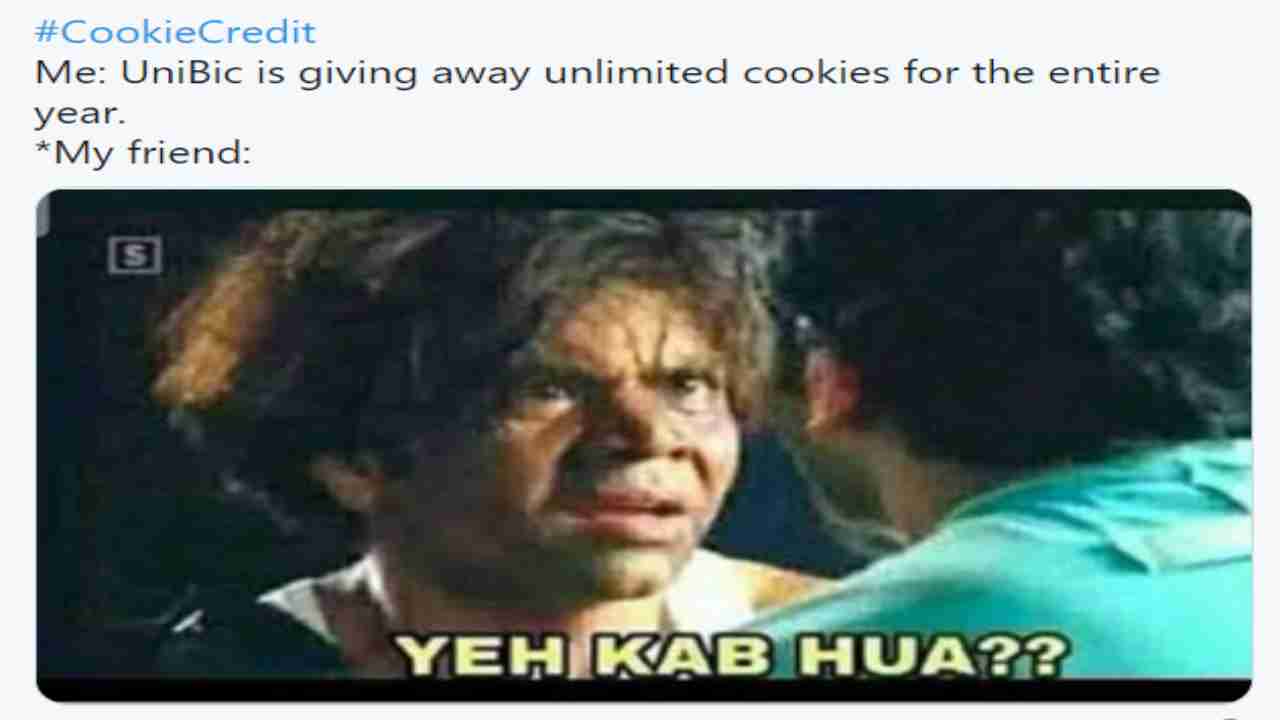 Desi Twitter reacts with hilarious memes after Unibic announce free cookies for 2021