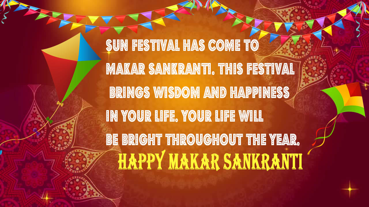 Happy Makar Sankranti Wishes and greeting WhatsApp messages, pictures