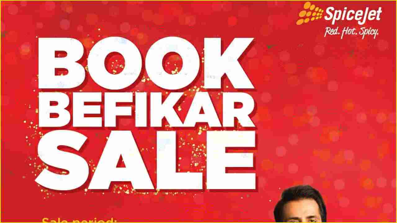 Spicejet Book Befikar Sale: Fare as low as Rs 899, book tickets before January 17