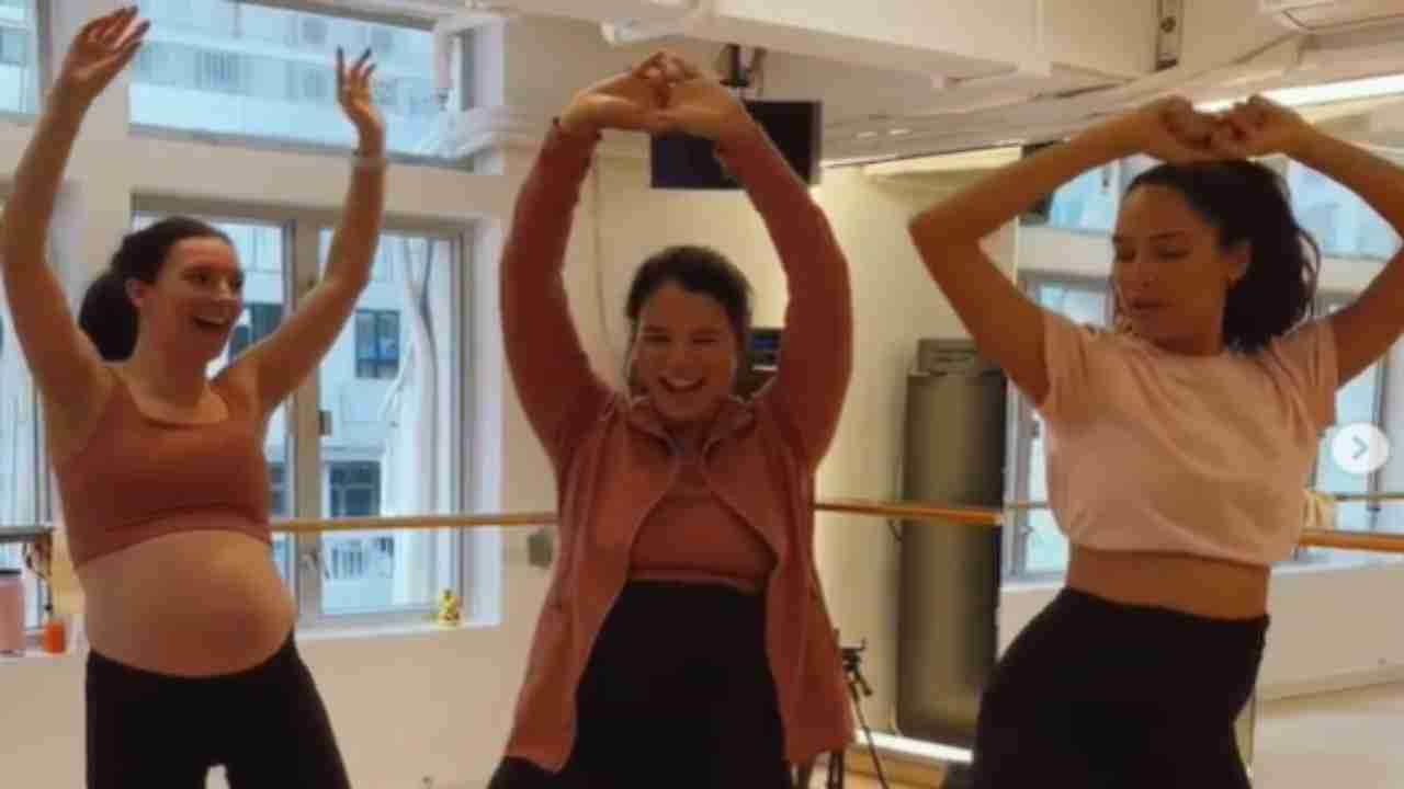 Watch: Third time pregnant Lisa Haydon dances on Despacito at friend's 'Pilates' baby shower