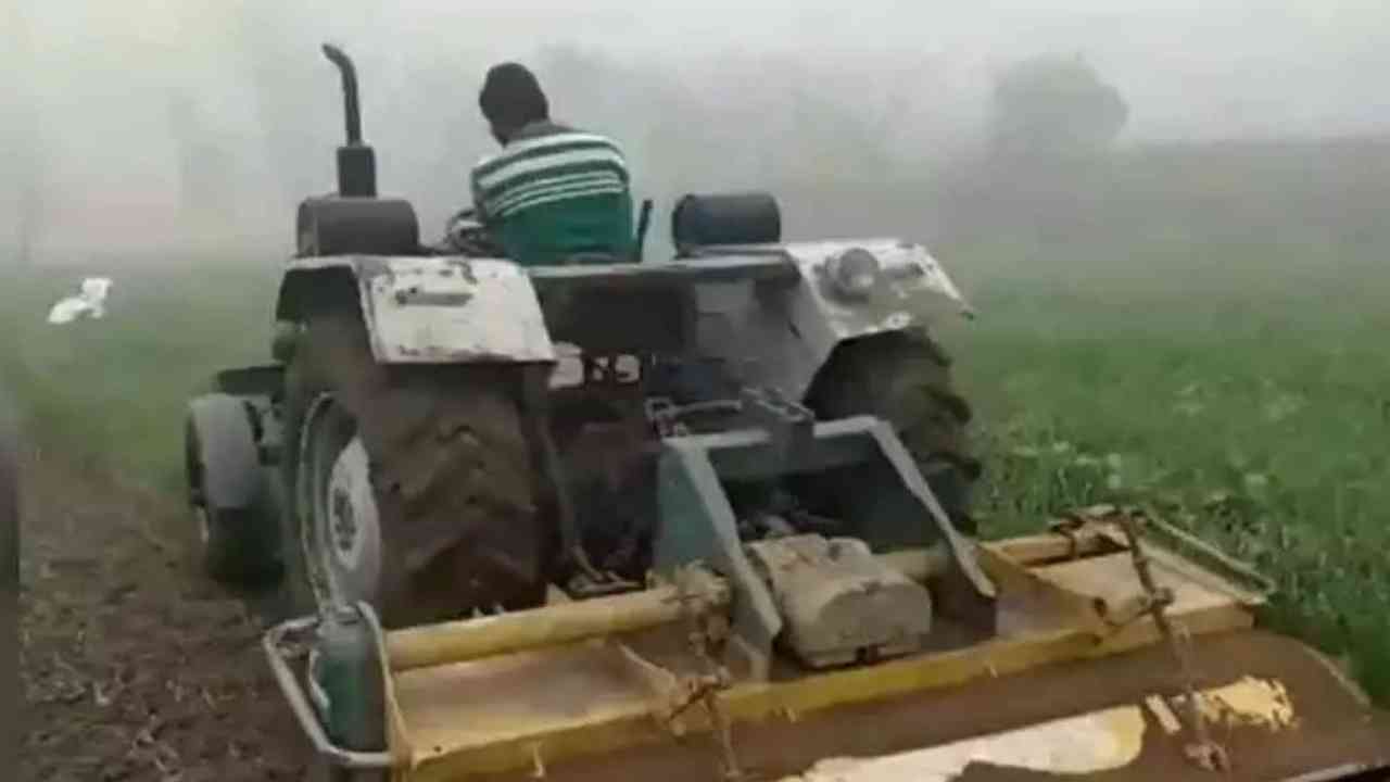 UP: Farmer in Bijnor destroys crop in support of agitation