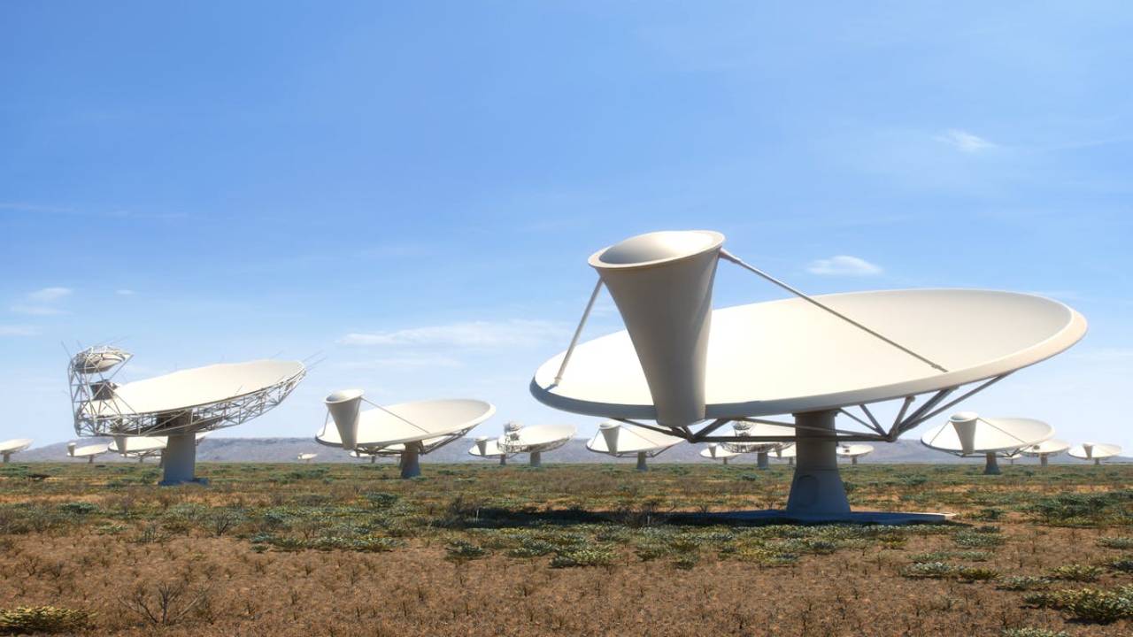 Square Kilometre Array Observatory (SKAO) Radio Telescope largest