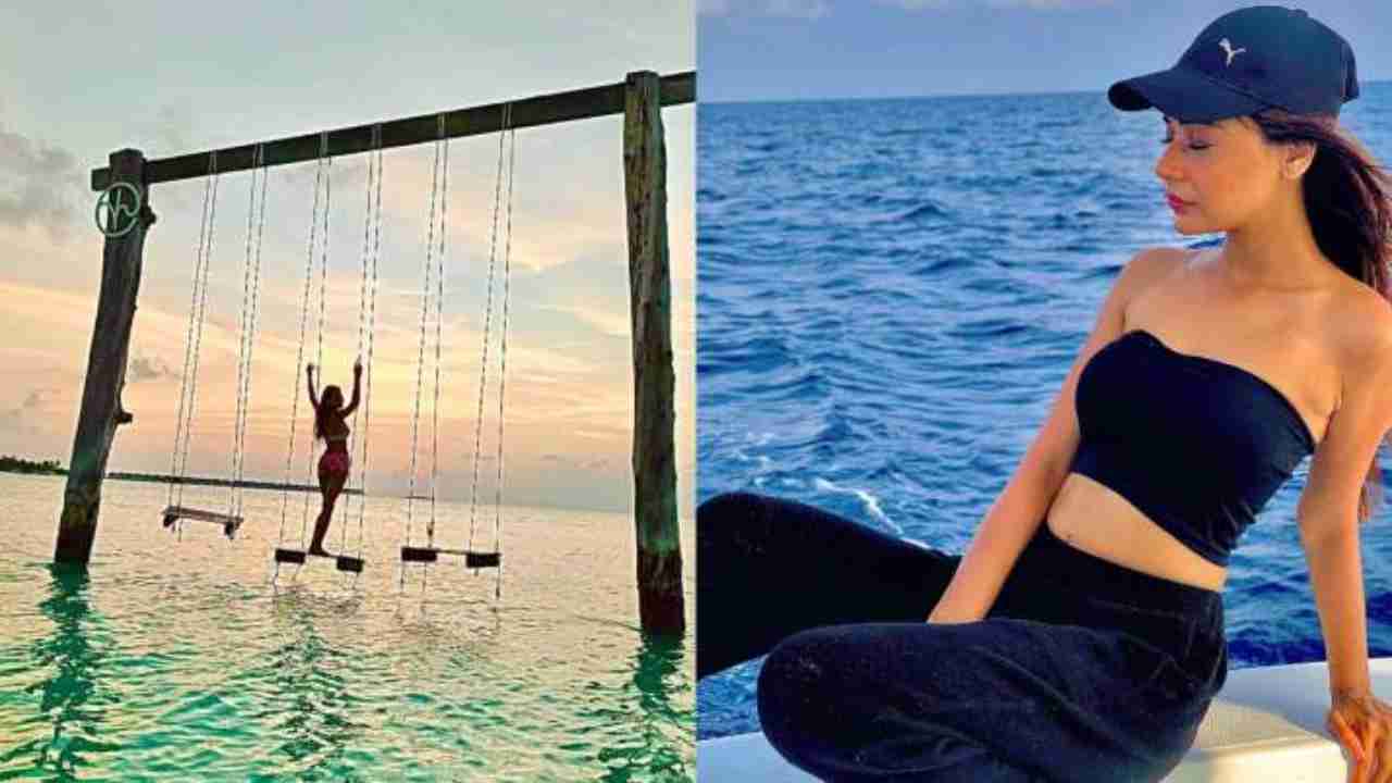 TV actor Sara Khan holidays at Maldives, says she needed a break