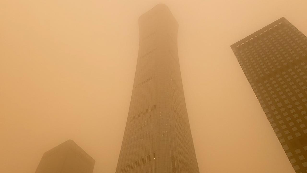 Beijing turns yellow in the worst sandstorm