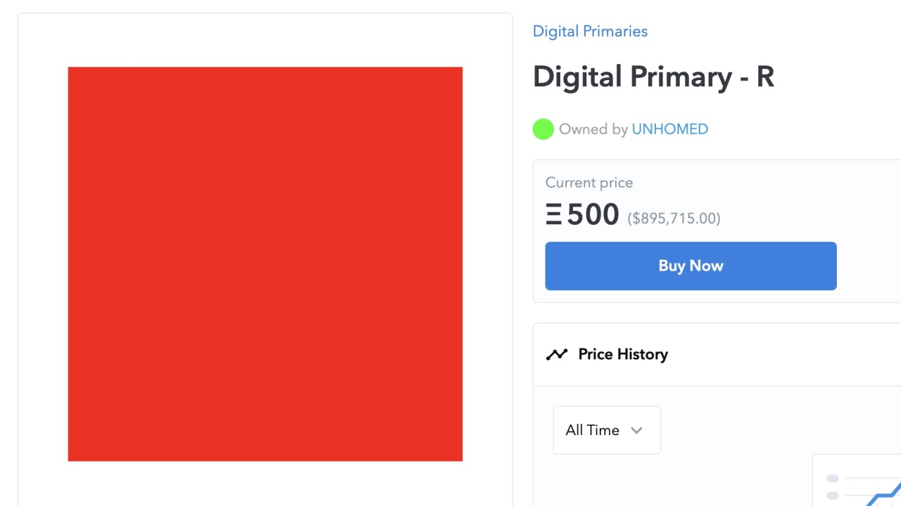 SHOCKING: As a single red pixel is selling as an NFT for ₹6.5 Crore 