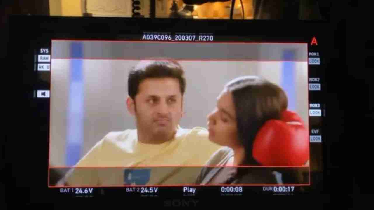 Watch: Nithiin accidentally punches Keerthy Suresh in BTS video